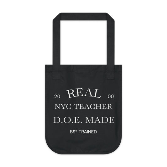 Organic Canvas Tote Bag