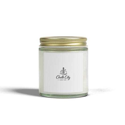 Coconut Apricot Scented Candle (4oz & 9oz) — Natural Coconut Apricot Wax Jar