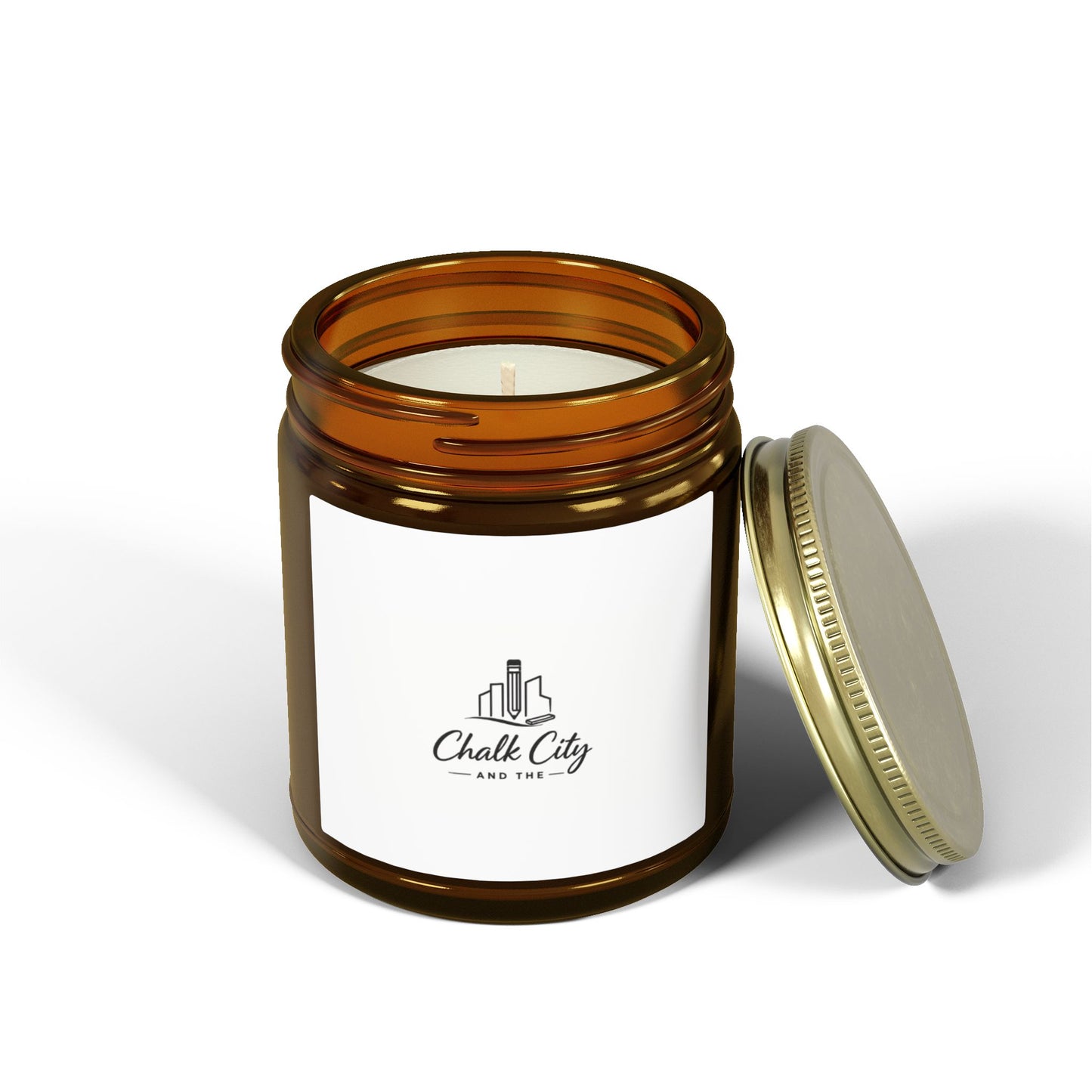Coconut Apricot Scented Candle (4oz & 9oz) — Natural Coconut Apricot Wax Jar