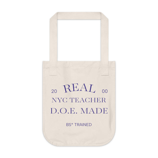 Organic Canvas Tote Bag